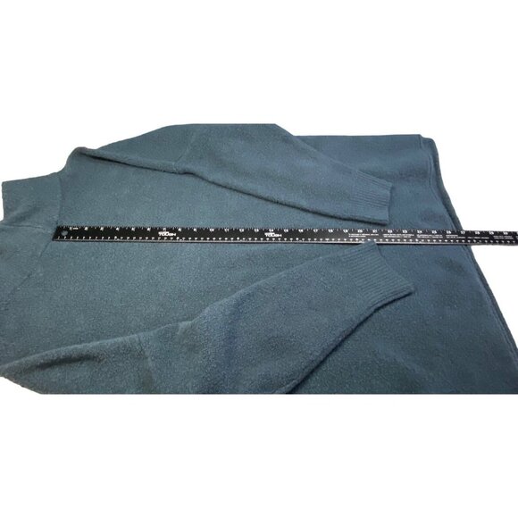 J Jill Women Pullover Cowl Neck Sweater Long Sleeve Sz M Blue Casual 66-11 - Picture 9 of 12